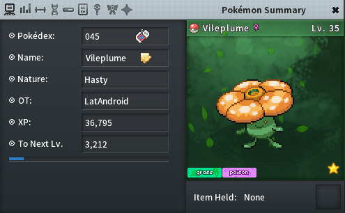 Shiny poison Pokémon 