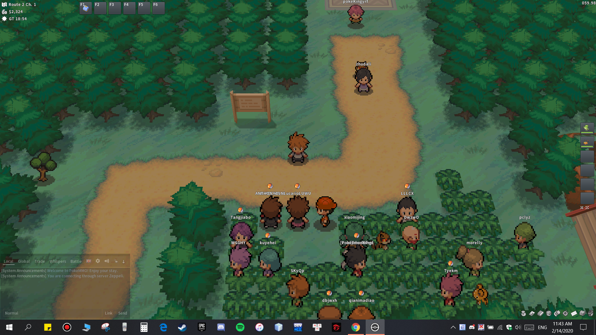 Yall should check out this pokemon mmo