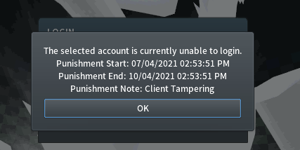 Banned for Client Tampering - General Discussion - PokeMMO