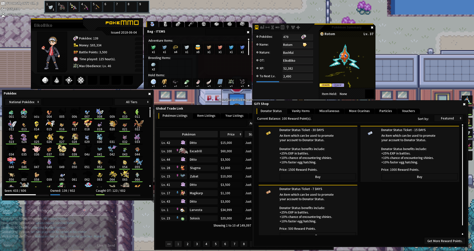 GUI] Johto theme - Client Customization - PokeMMO