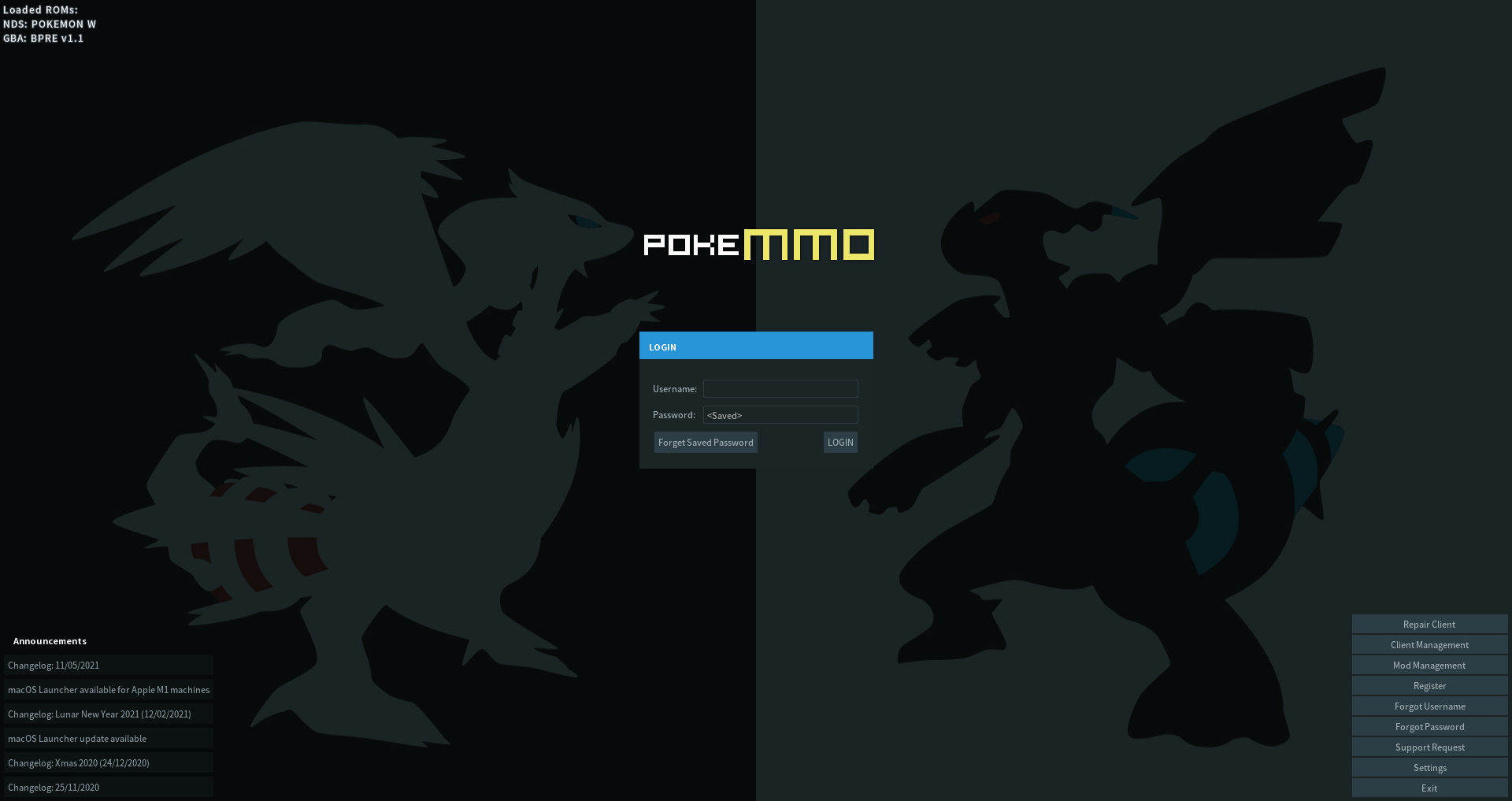 PokeMMO 2021 Download w/ROMS 