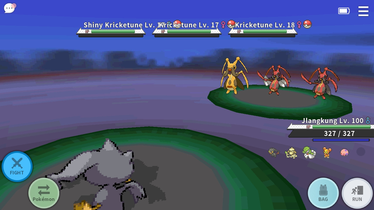 shiny larvesta x and y