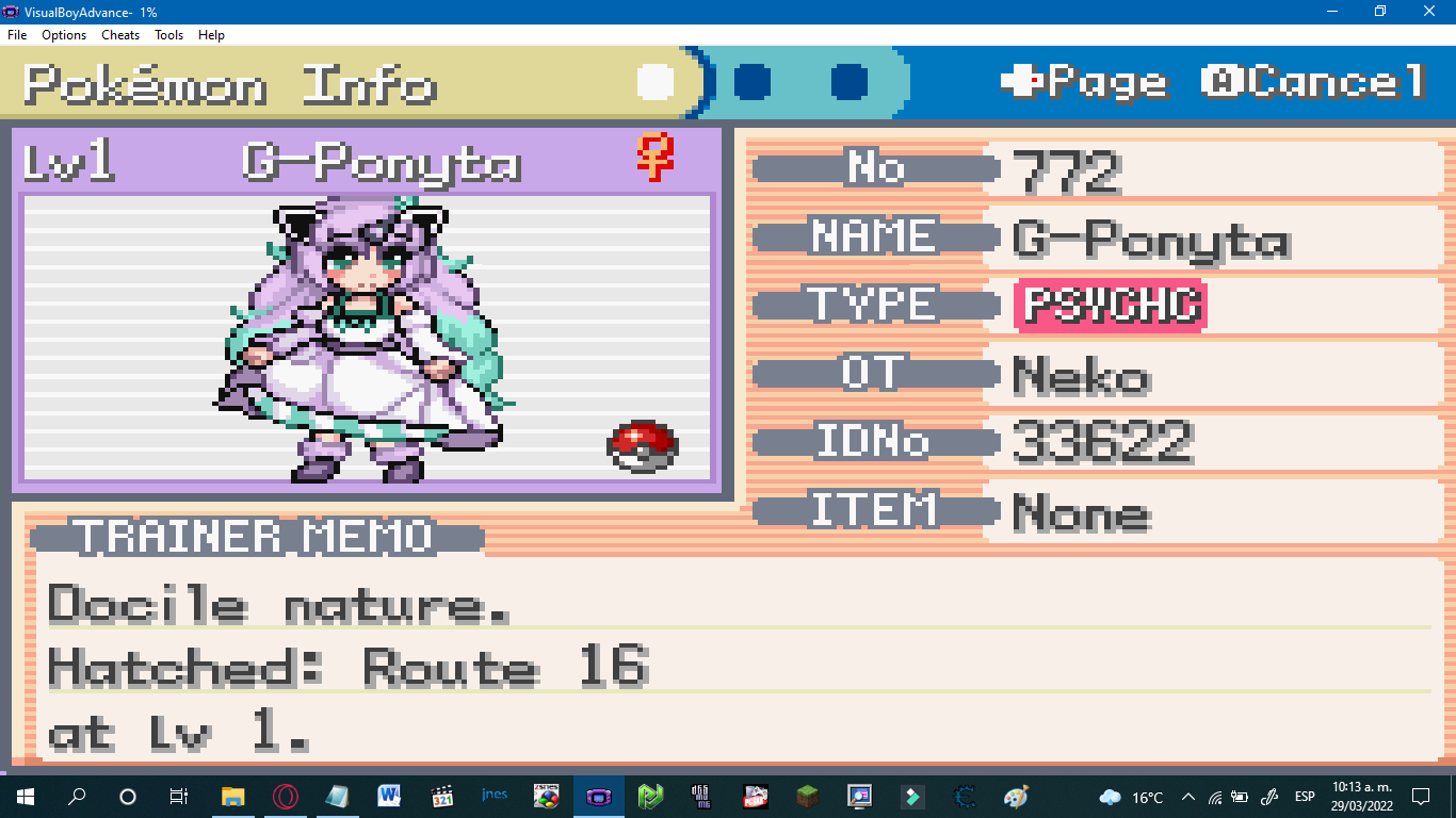 Meu time no pokemon fire red(versão moemon)