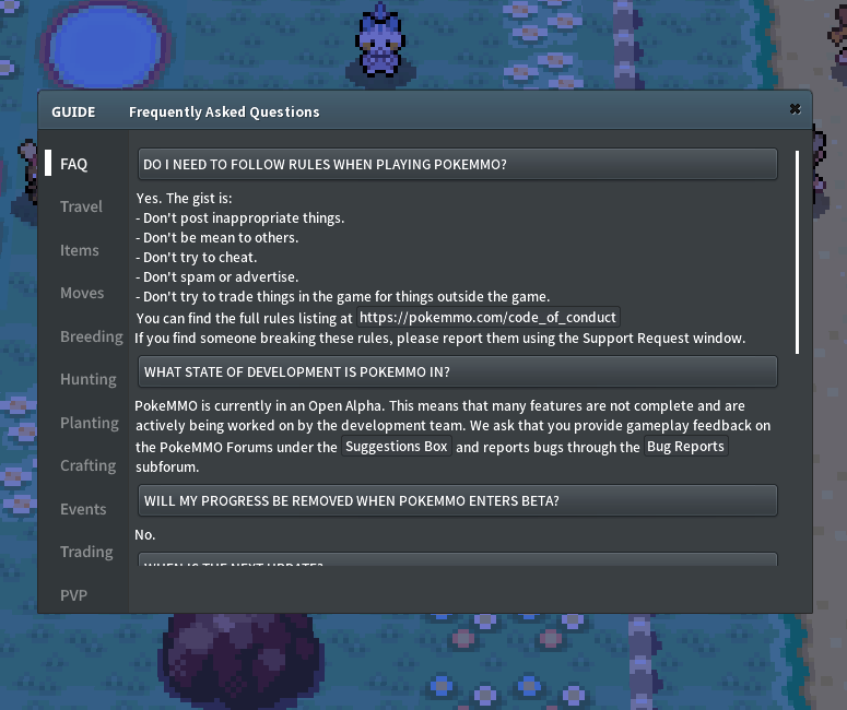 Personalized Player's Profile - Suggestion Box - PokeMMO