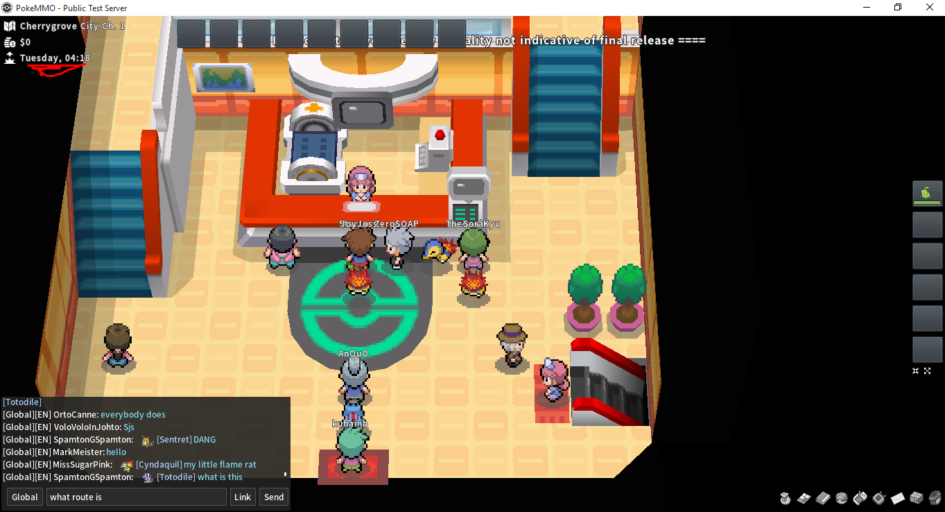 PokeMMO - The characteristics were implemented and, among