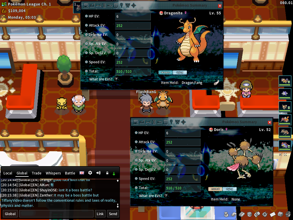 PokeMMO - The characteristics were implemented and, among