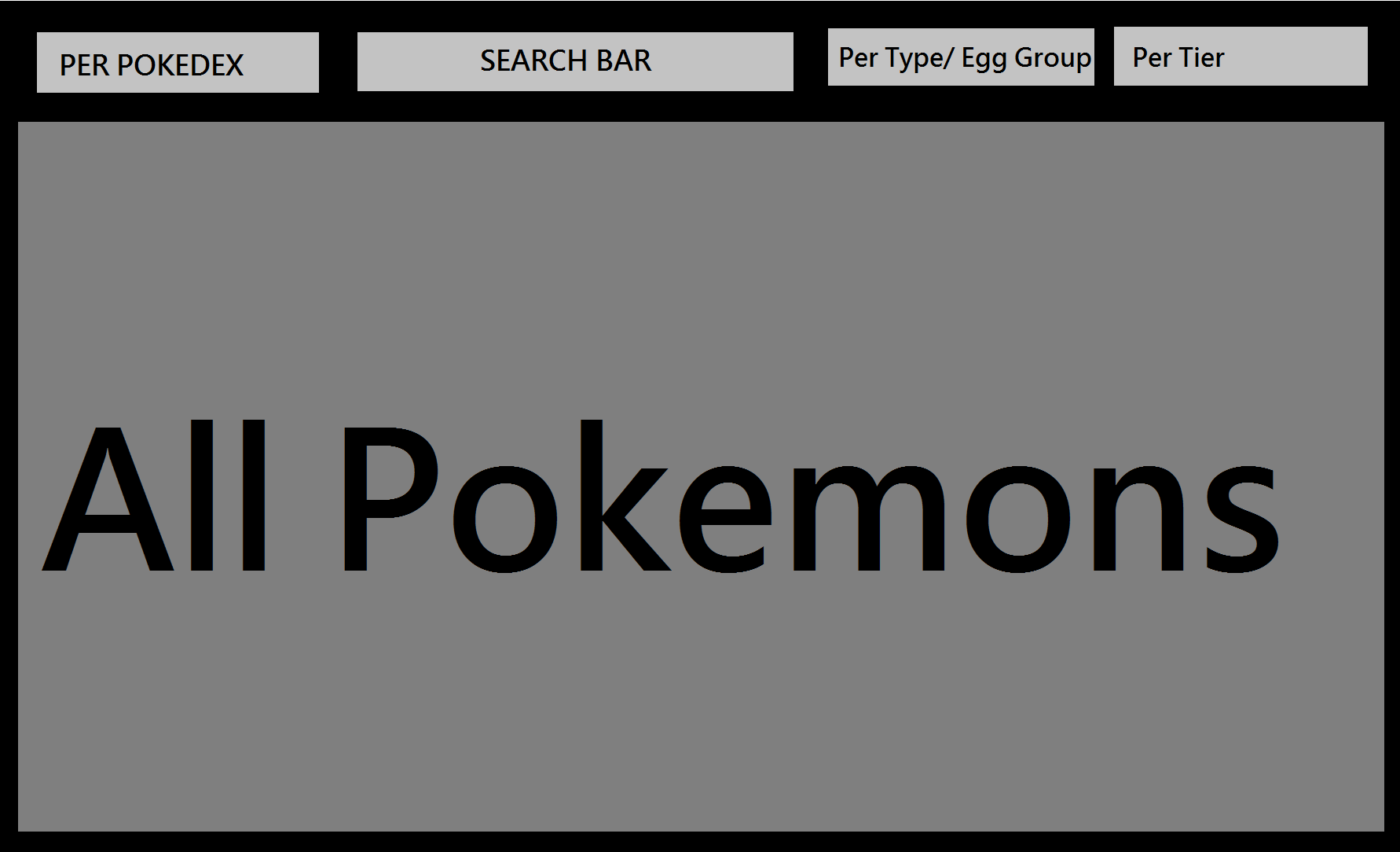 Type of pokemon search - Suggestion Box - PokeMMO