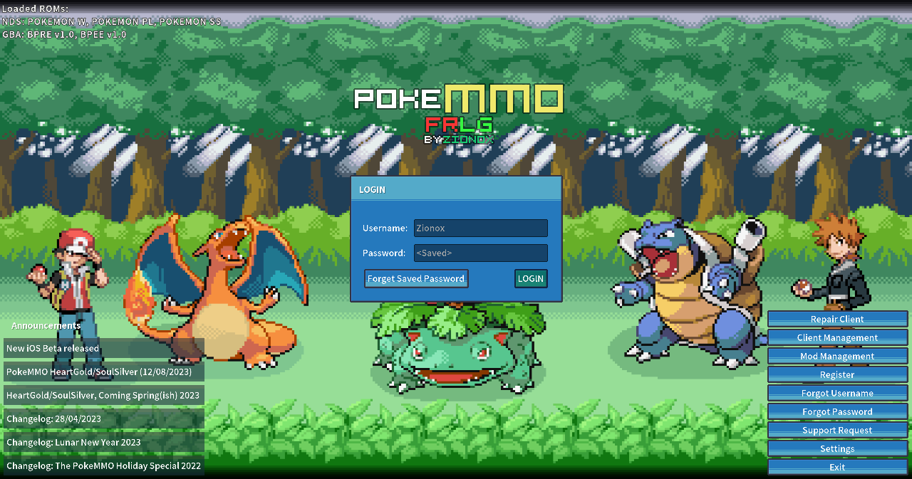 PokeMMO' fan project turns 'Pokemon Fire Red' into an MMORPG, registration  available now - Polygon