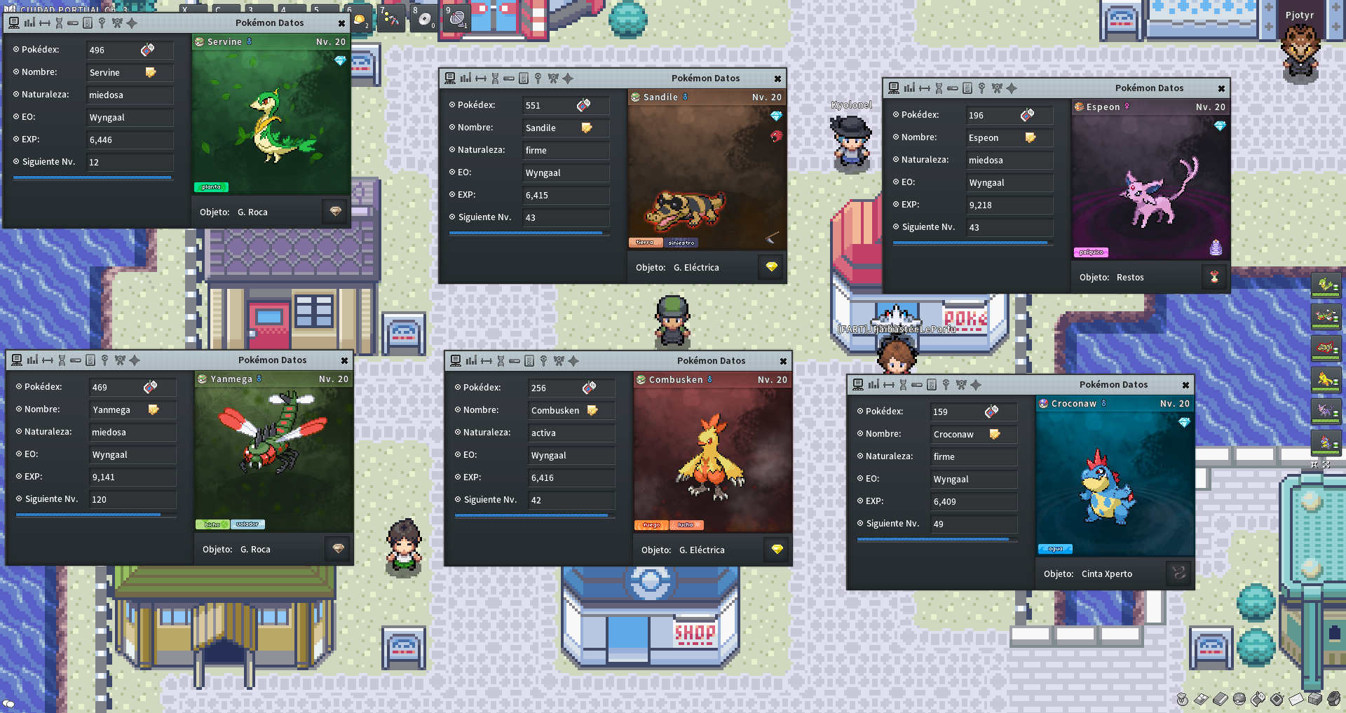 Hall of fame team for johto! : r/pokemmo