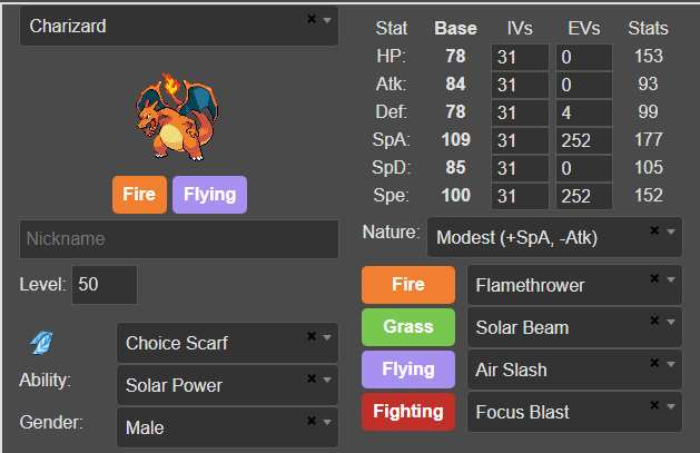 Pokemon Damage Calculator