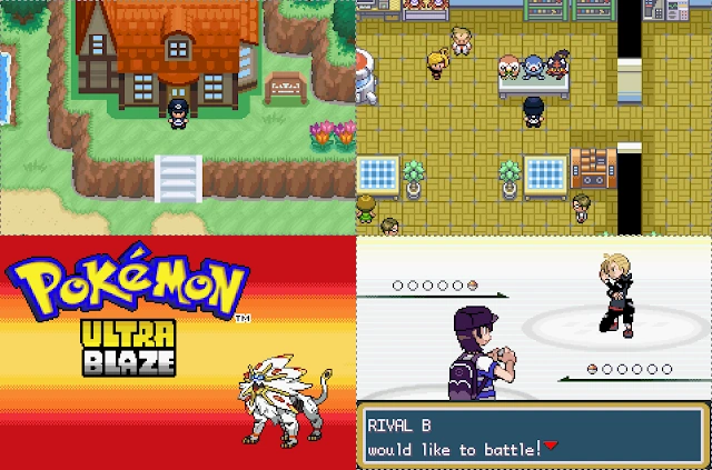 Pokemon Ultra Blaze - Gameboy Advance ROMs Hack - Download