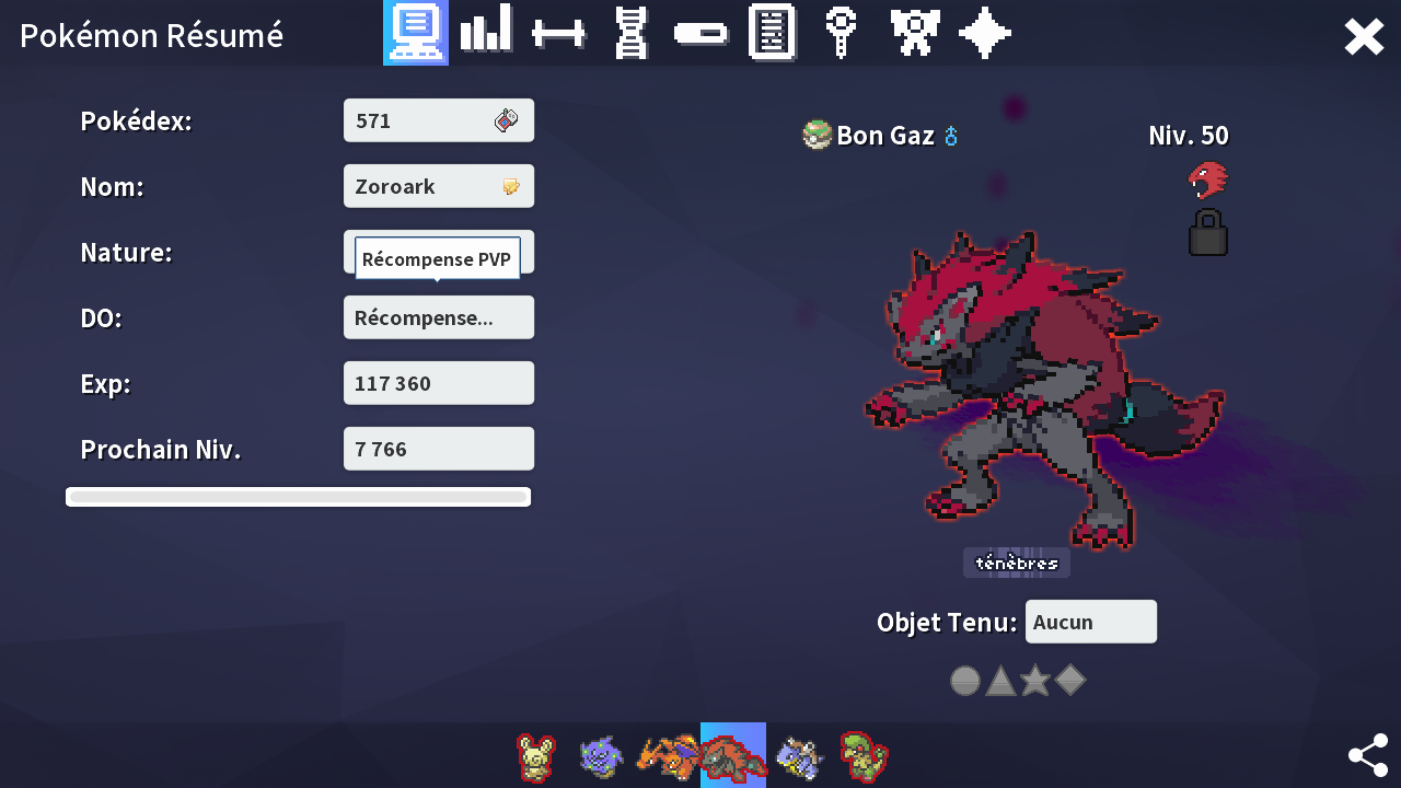 Un alpha récompense PvP ?